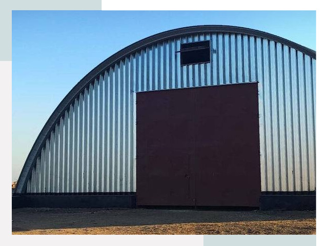 Бескаркасные ангары в Надыме