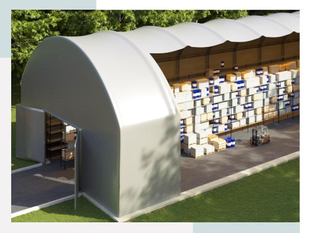 Тентовые ангары в Надыме