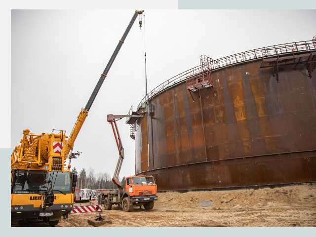 Монтаж резервуаров в Надыме от 623 руб. за м³