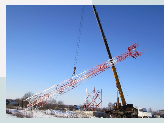 Строительство башен связи в Надыме от 623 руб.