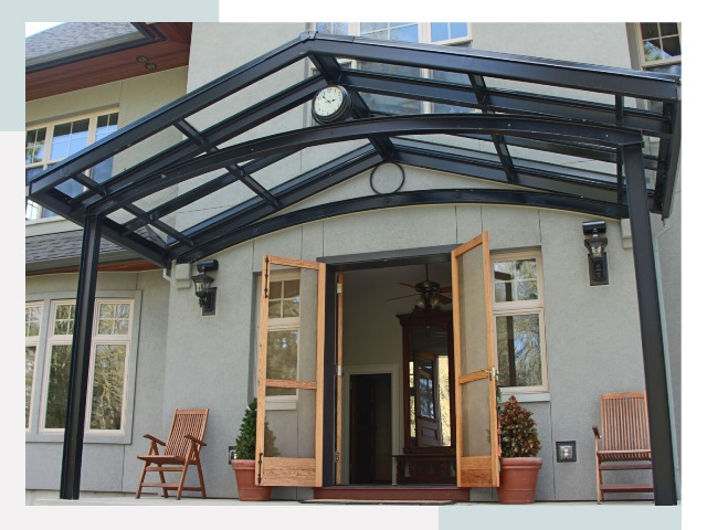 Козырьки металлические в Надыме